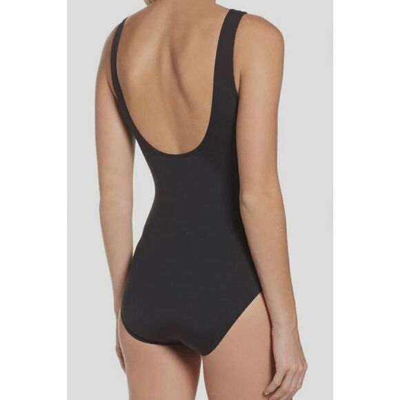 New. Tommy Bahama black tummy control swimsuit. Normally $149. Size 4 - Picture 10 of 11